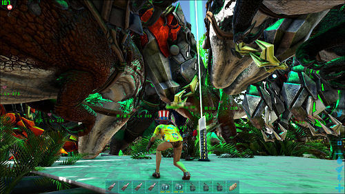 Ark 非ホスト専用セッション Pc で二人で遊んでます Reject4